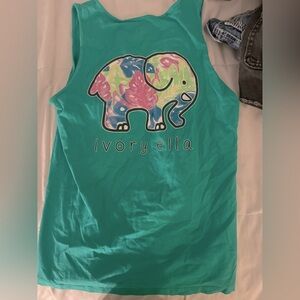Ivory ella green tank